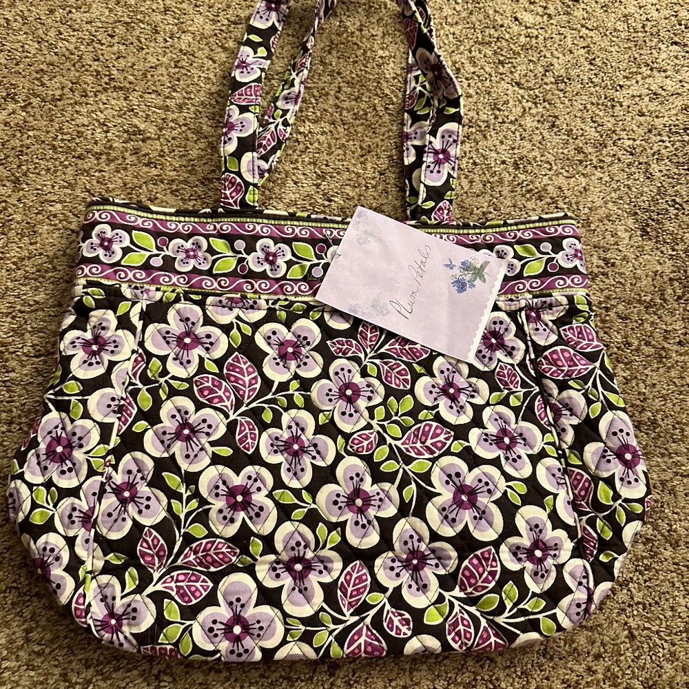 Vera Bradley Bag Plum Petals